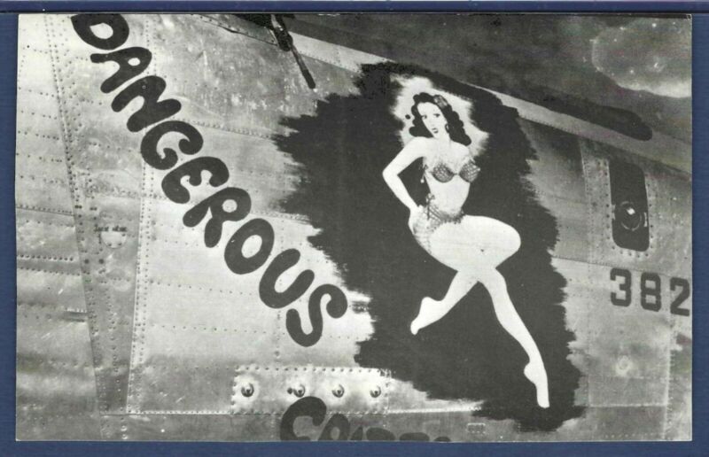 US Army Air Force WW2 Bomber Nose Art "Dangerous" of 20th Air Force Guam