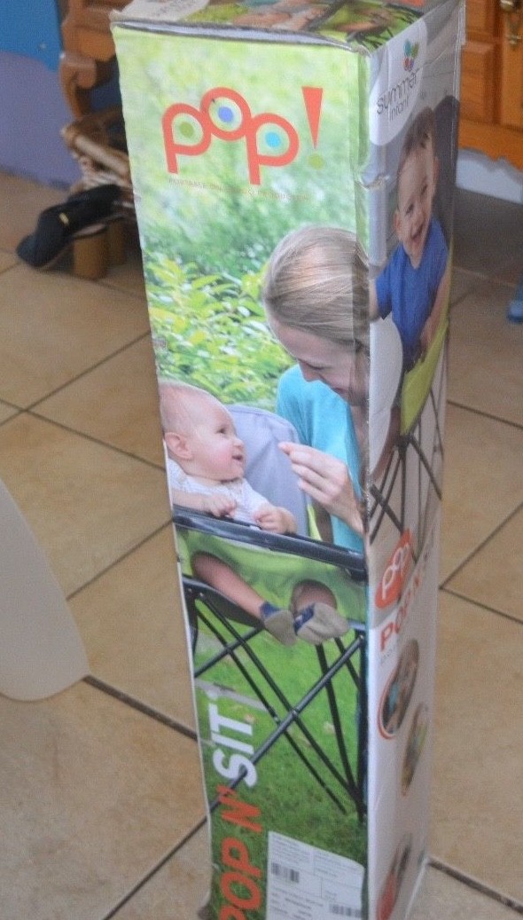 Summer Infant 22473 Pop and Sit Portable Highchair Green