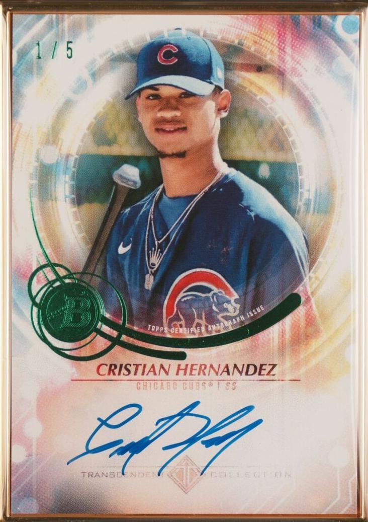 2022 Bowman Transcendent Collection - Cristian Hernandez #TCA-CH
