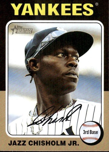 2024 Topps Heritage High Number - Jazz Chisholm #523