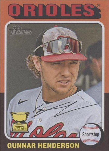2024 Topps Heritage Gunnar Henderson #24 CHROME #395/999