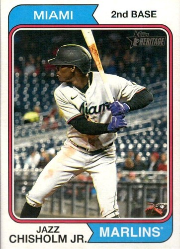 2023 Topps Heritage - Jazz Chisholm #OB-JC