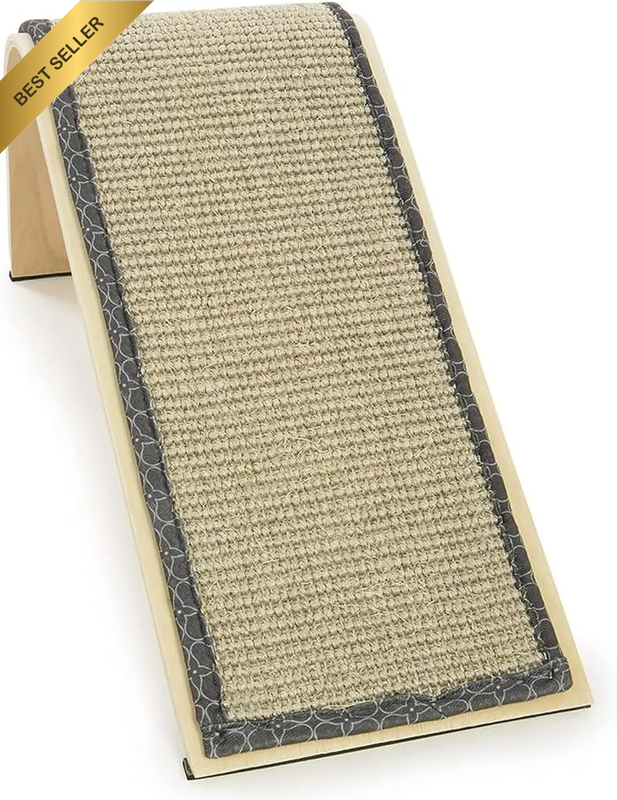 Ramp Cat Scratching Board, L-Shaped Cat Scratching Board,Cat Climbing Toys,Sisal