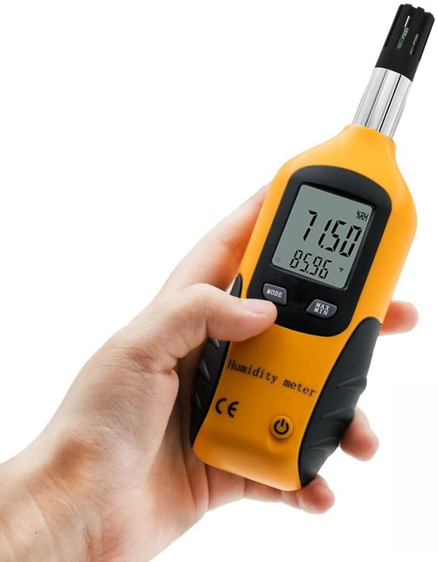 Preciva Digital Psychrometer Thermo-Hygrometer, LCD Mini Temperature Meter
