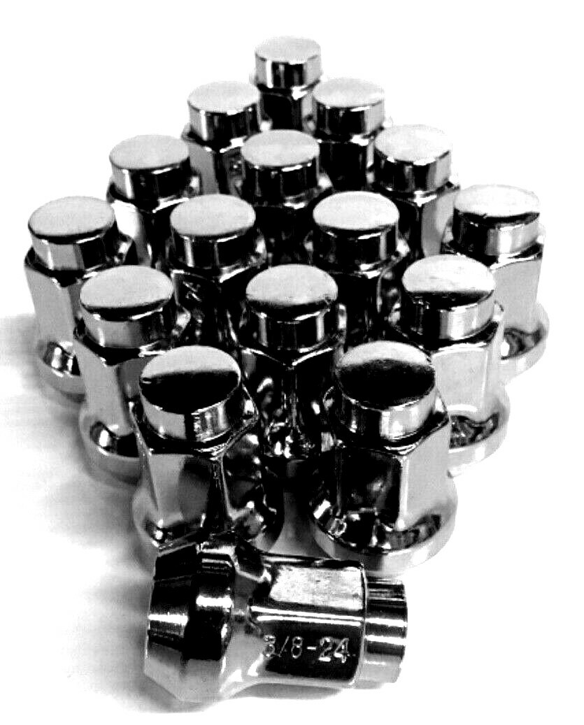16 Pack Tapered Lug Nuts Chrome Polaris Ranger Rzr Ace 900xp 800 570 3/