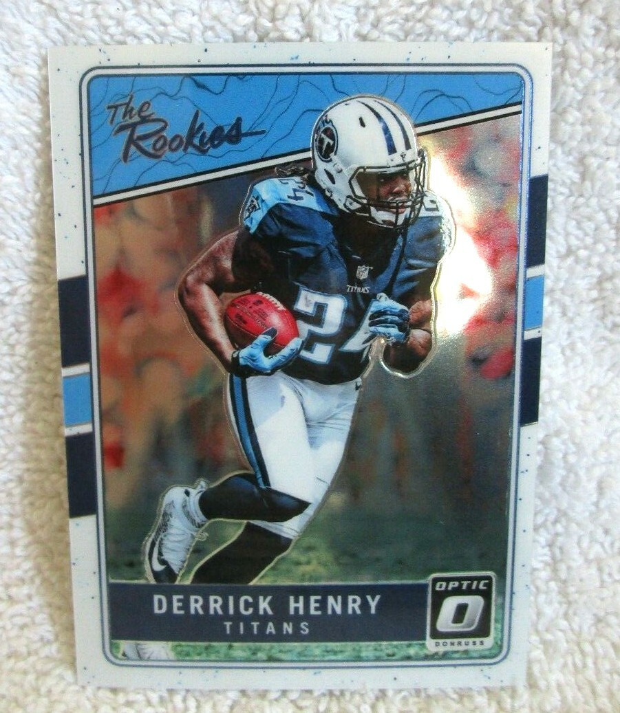 DERRICK HENRY RC 2016 PANINI OPTIC O ROOKIE CHROME CARDTR