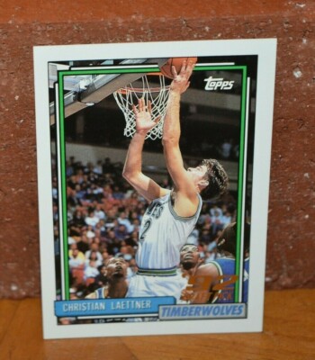 BASKETBALL CARD TOPPS '92 DRAFT PICK CHRISTIAN LAETTNER