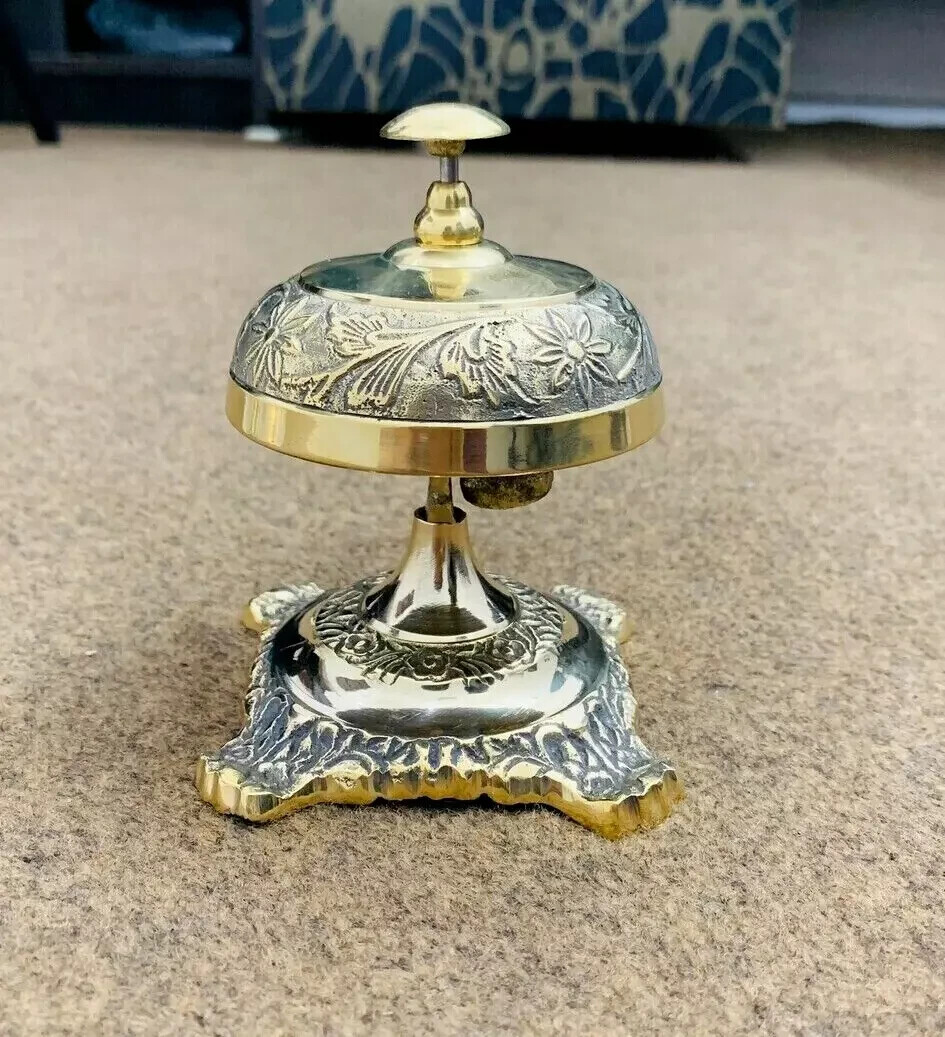 vintage table bell テーブルベル 真鍮 イギリス 英国 イギリス アンティーク ブラステーブルベル/インテリア雑貨