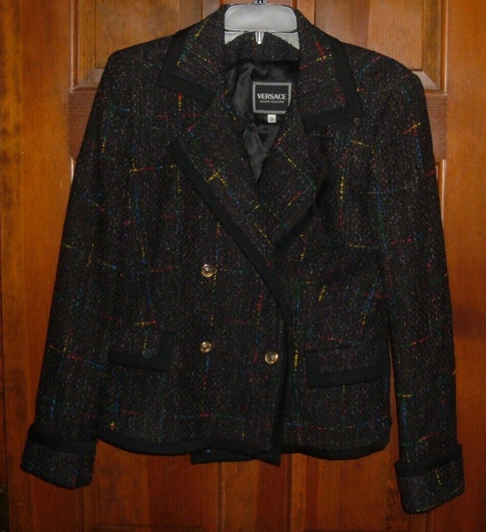 Vintage VERSACE JEANS COUTURE Jacket Blazer Made In Italy