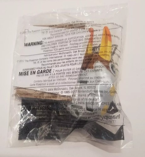 McDonald's 2017 pokemon toy #7 Sun and Moon Grubbin new sealed