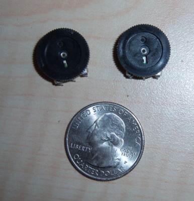 2x Linear Potentiometer Resistance: 10K OHM New PCB mount ROUND USA