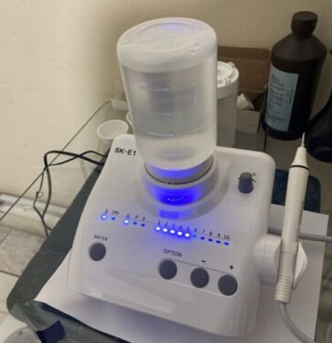 Ultrasonic Piezo Dental Scaler Handpiece 2*Bottles Dosing Fits EMS Cavitron tips