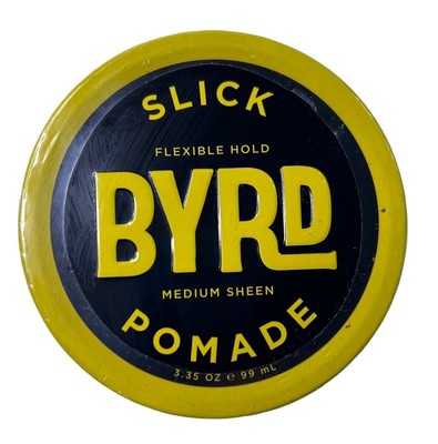 SEALED BYRD SLICK POMADE MEDIUM SHEEN 3.35 OZ - NEW
