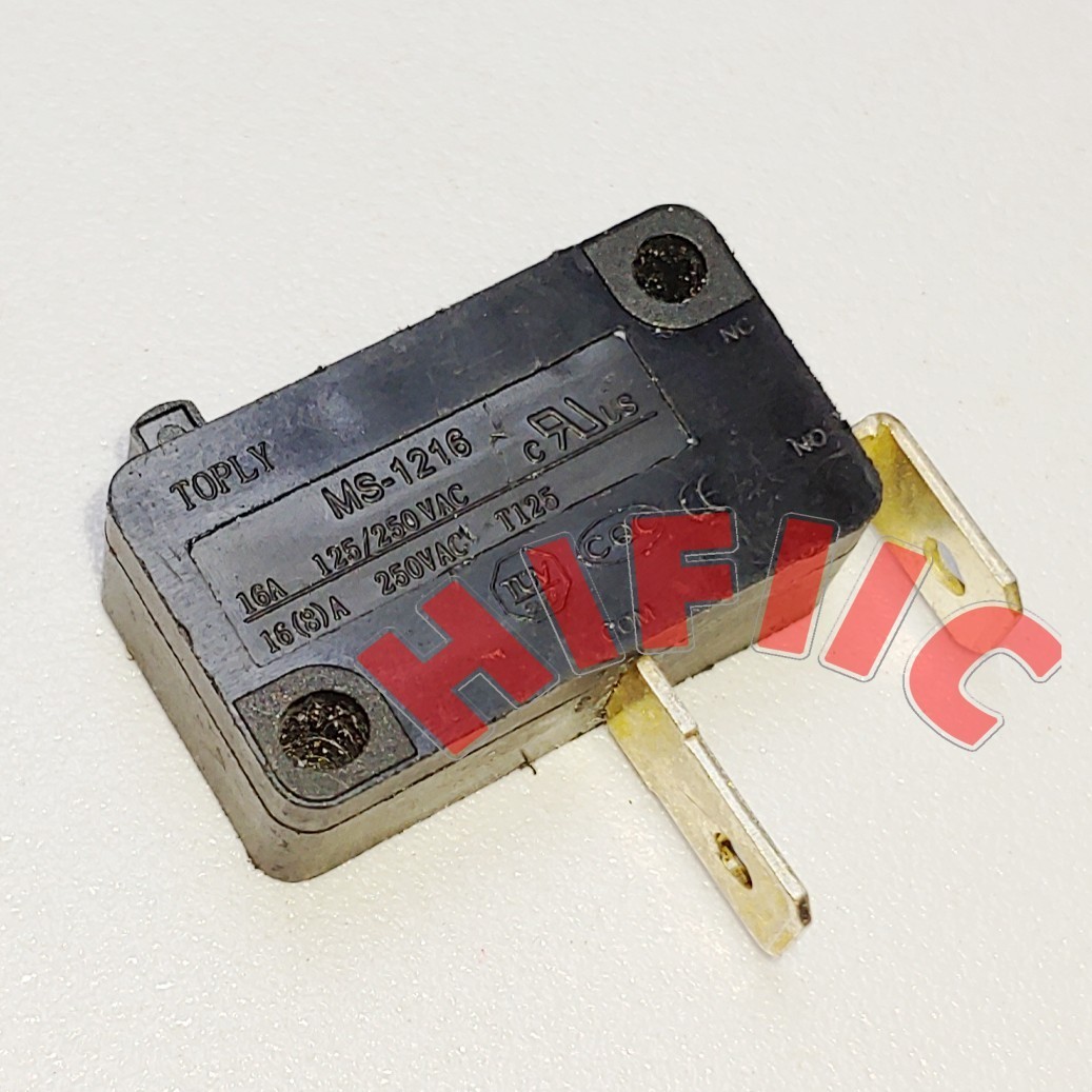 1PCS TOPLY MS-1216 normally open micro switch 2pins 16A 125/250VAC