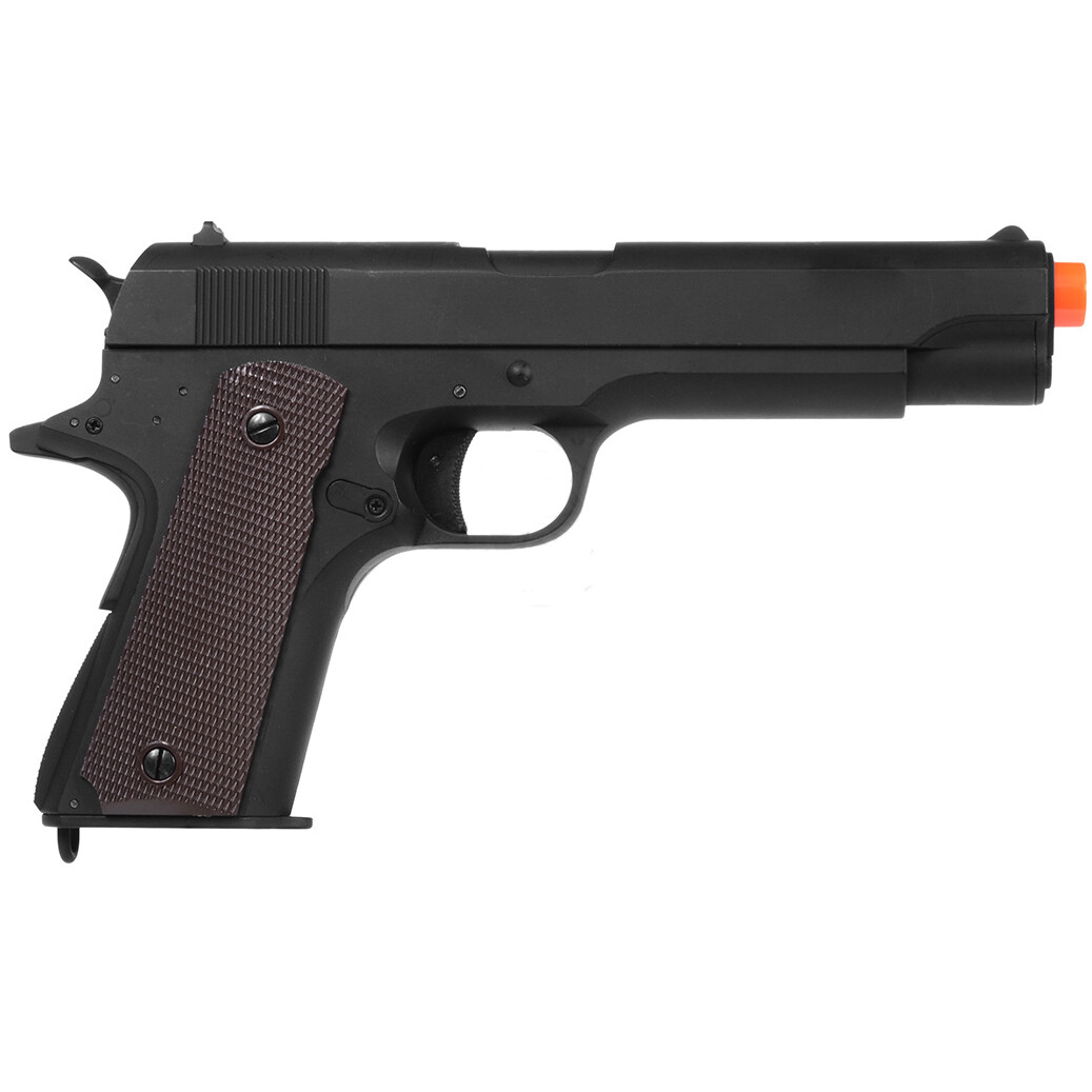 300 FPS CYMA AIRSOFT M1911 METAL ELECTRIC AEG AIRSOFT PISTOL Gun w/ 6mm