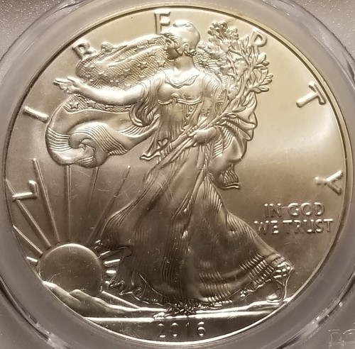 2016 American Silver Eagle 1 oz .999 Fine Silver Bullion PCGS MS69 First Strike