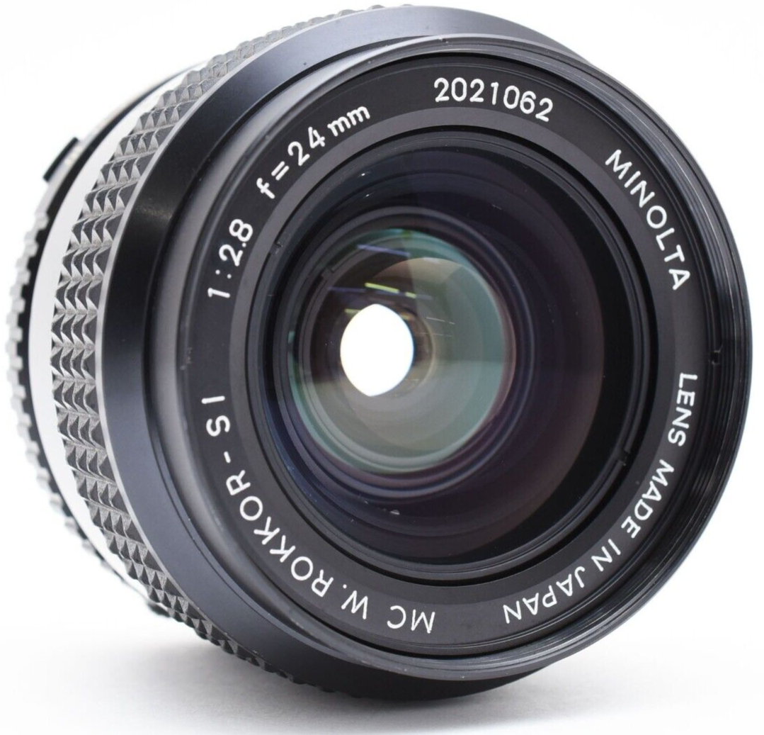 ☆美品☆ Minolta MC W.Rokkor 24mm F/2.8 8030 EXC +5