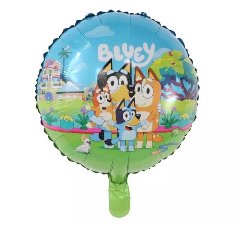 BLUEY AND BINGO FOil  BALLOON BALLOONS BIRTHDAY PARTY 