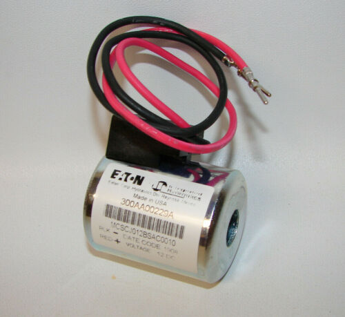 NEW Eaton Hydraulics 300AA00229A Solenoid Coil, 12 VDC 10" Leads (FREE SHIPPING)
