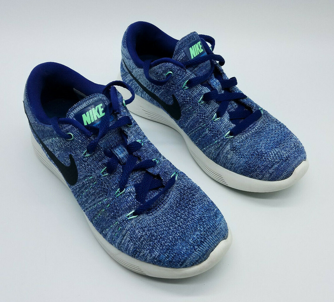 Nike Lunarepic Flyknit Women's Size 6 Running Shoes Blue