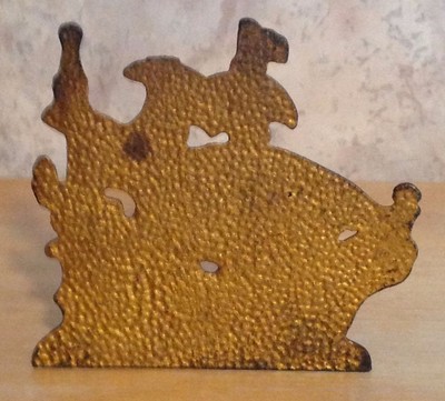 Bronze Sailing Ship Door Stop or Book End 4 1/4