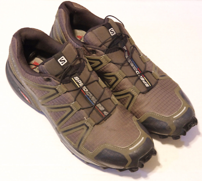 Salomon Speedcross 4 Gray Hiking Trail Running Shoes Sneakers Womens Size 10.5