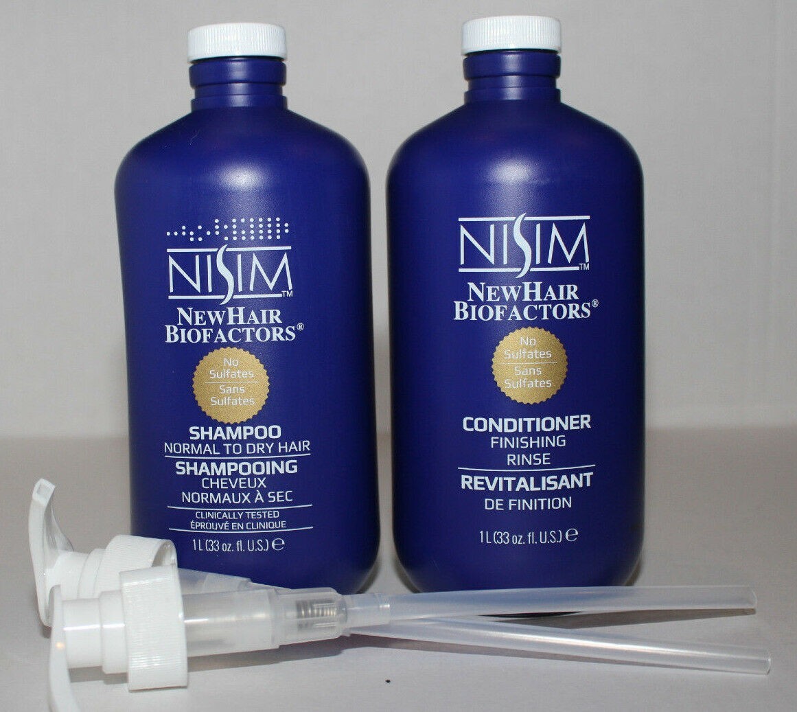 Nisim Normal to Dry Hair 1Litre Shampoo + Conditioner - SUPER FAST SHIPPING
