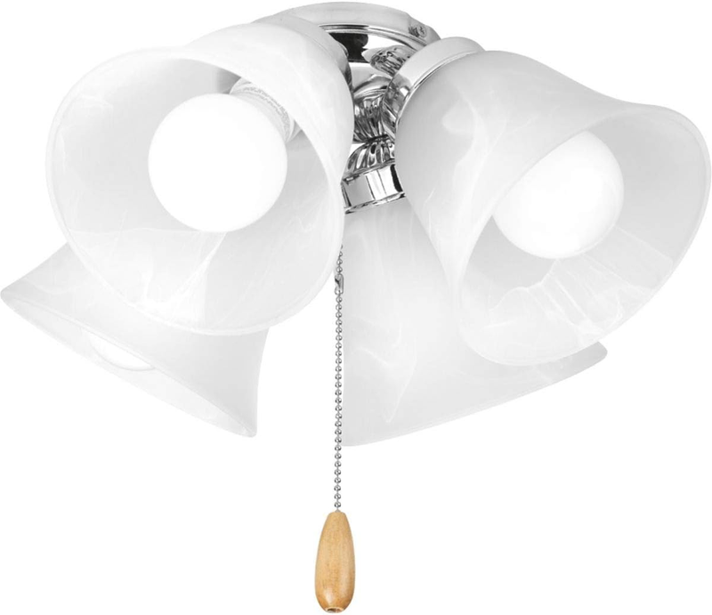 P2610-15WB Airpro Ceiling Fans, Polished Chrome