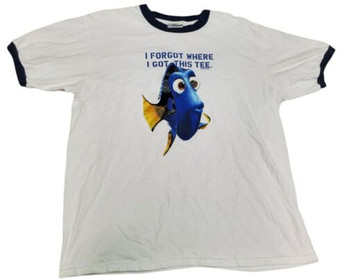 Vtg Pixar Disney Finding Nemo Movie T-Shirt Dory “I Forgot Vtg Pixar Disney Finding Nemo Movie T-Shirt Dory “I Forgot