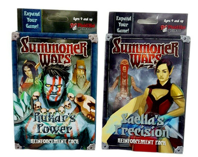 Plaid Hat Games Summoner Wars Saellas Precision Rukars Power Lot of 2 Packs