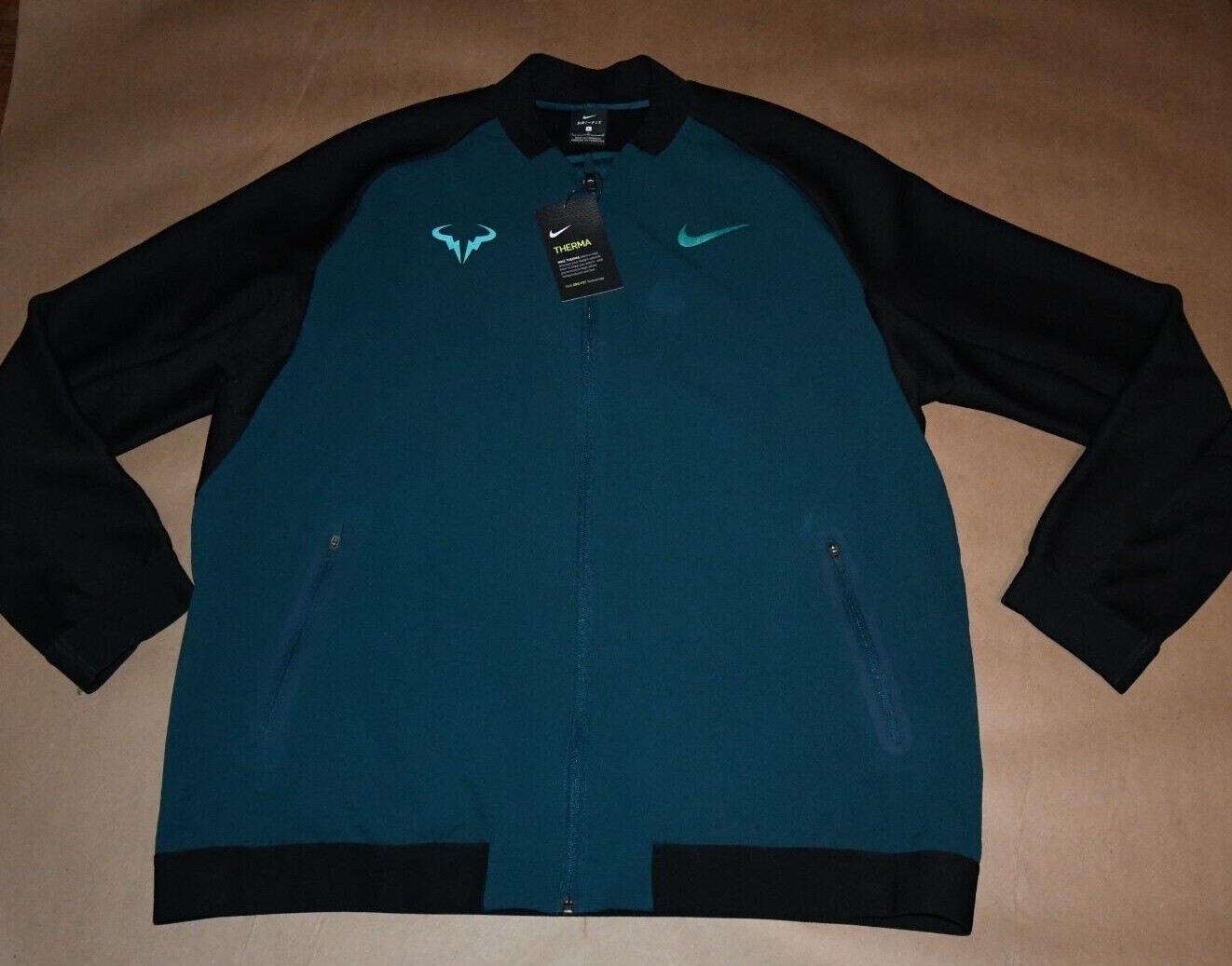 NIKE RAFA PREMIERE RAFAEL NADAL FULL ZIP MENS TENNIS JACKET
