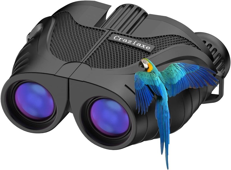 Travel Binoculars 12X25 High-Powered Night Vision Mini Binocular for Adults USA