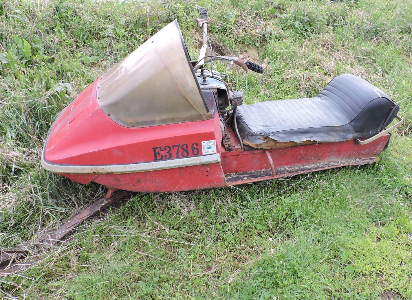 Vintage Bolens Sprint Snowmobile, Hirth Engine, Parts/Restoration, (VDX)