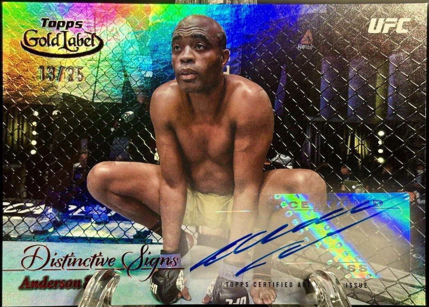 2024 Topps Gold Label UFC - Anderson Silva #DSS-AS