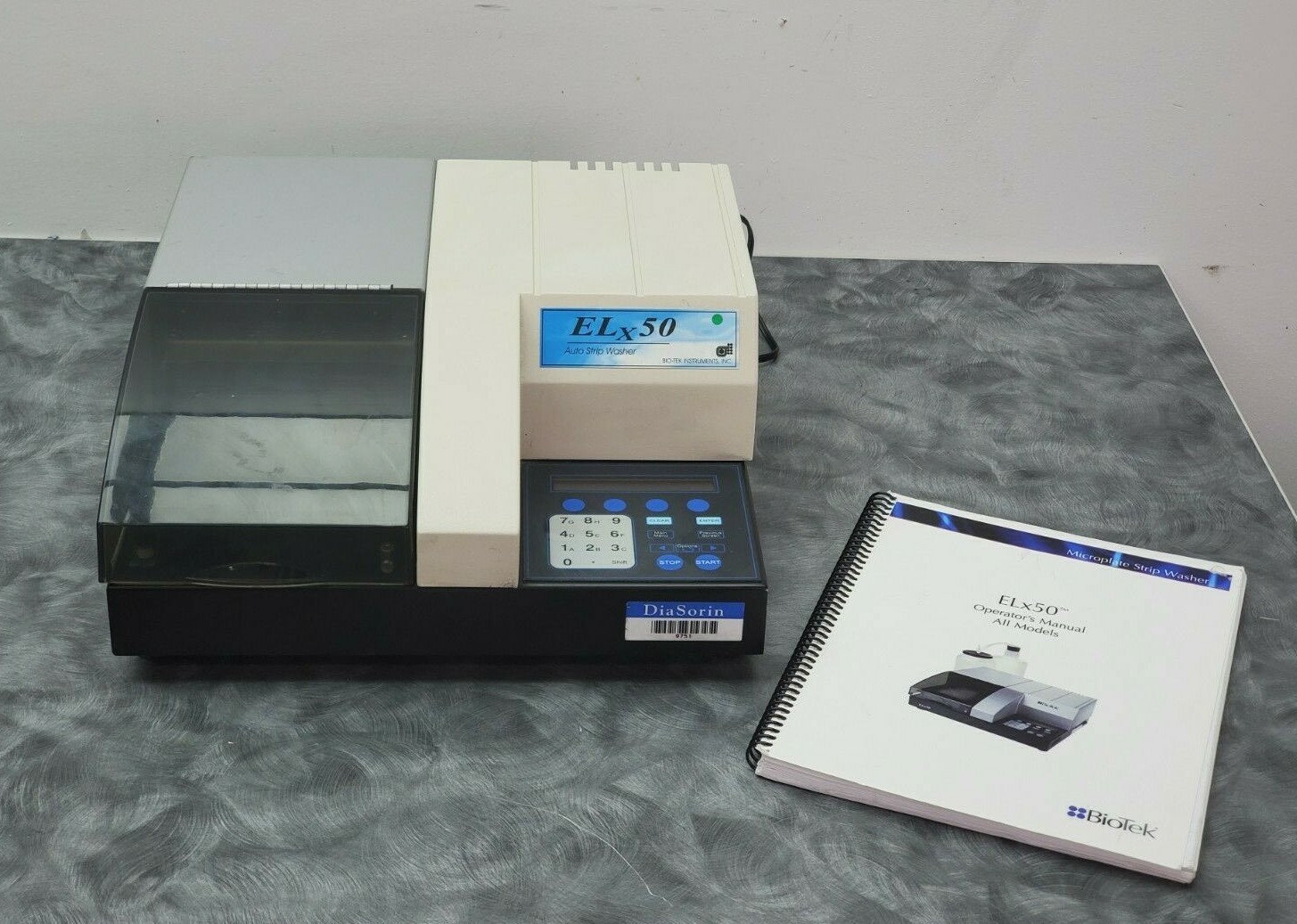 Biotek ELX50 Microplate Auto Strip Washer w/ Instruction Manual + Power