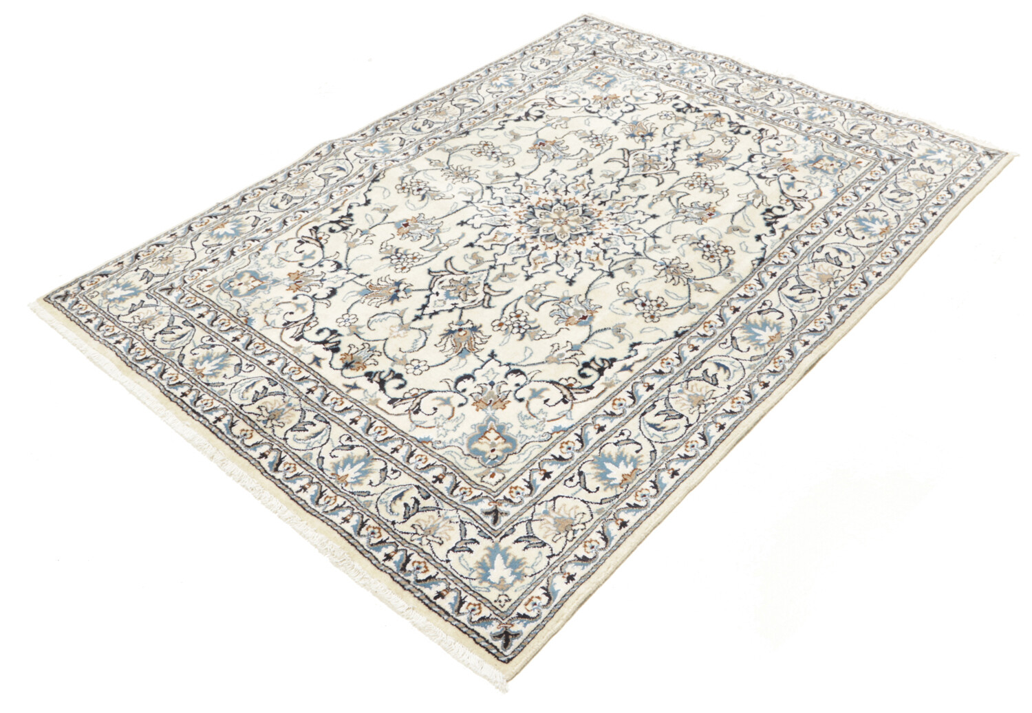 Original Perserteppich Nain Neue Ware 191 cm x 145 cm Nr 224365 Top Zustand
