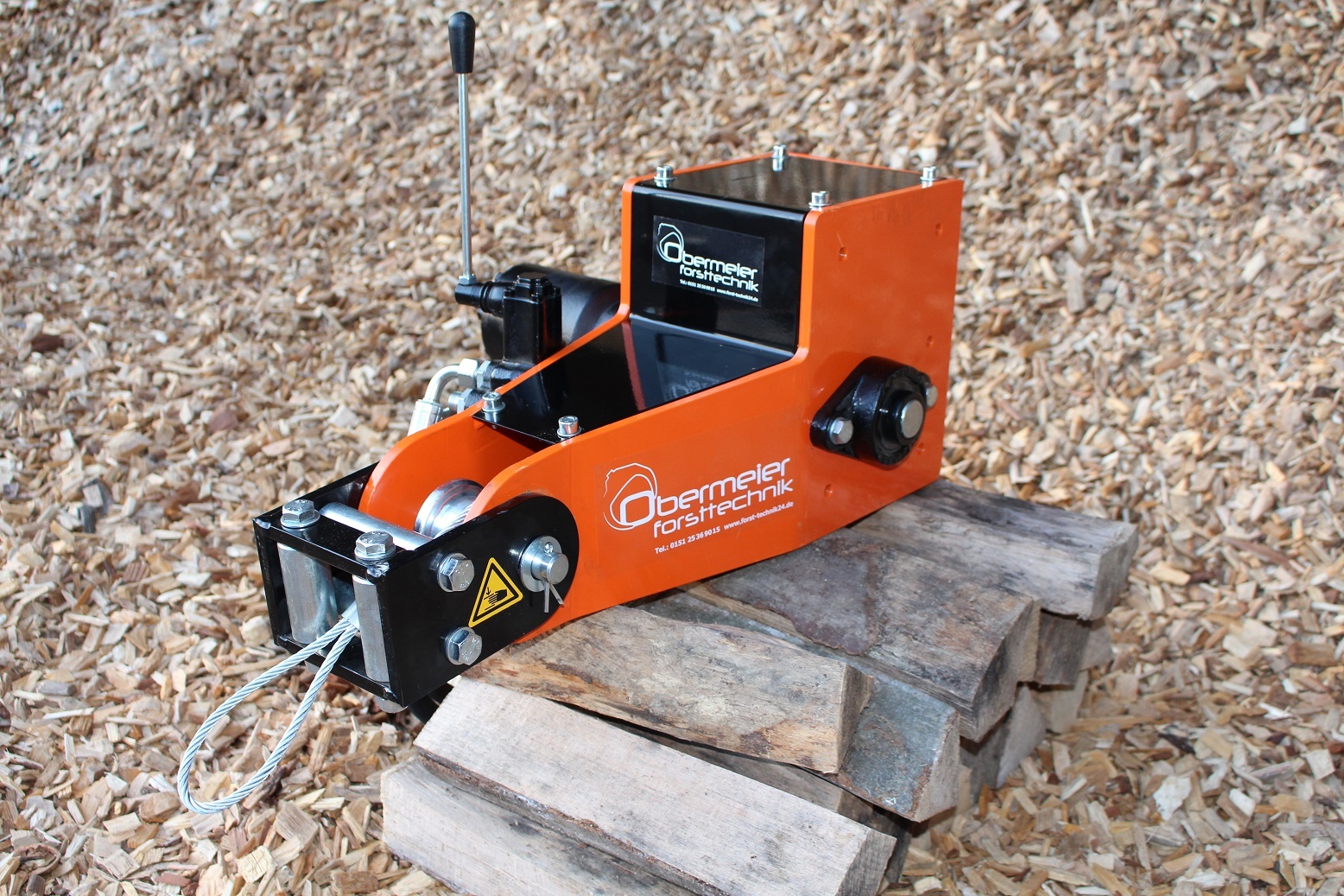 DAS ORIGINAL Hydraulische Seilwinde Holzspalter Rückewagen Holzzange Rückezange 