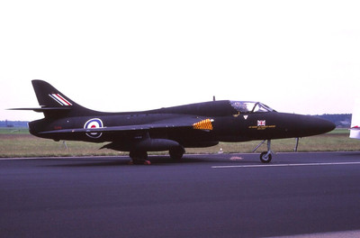 Original colour slide Hunter T.7 XL616/D of 237 OCU Royal Air Force