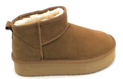 Funny Duck WD500-2 stivaletto camoscio cammello fodera pelo 5/