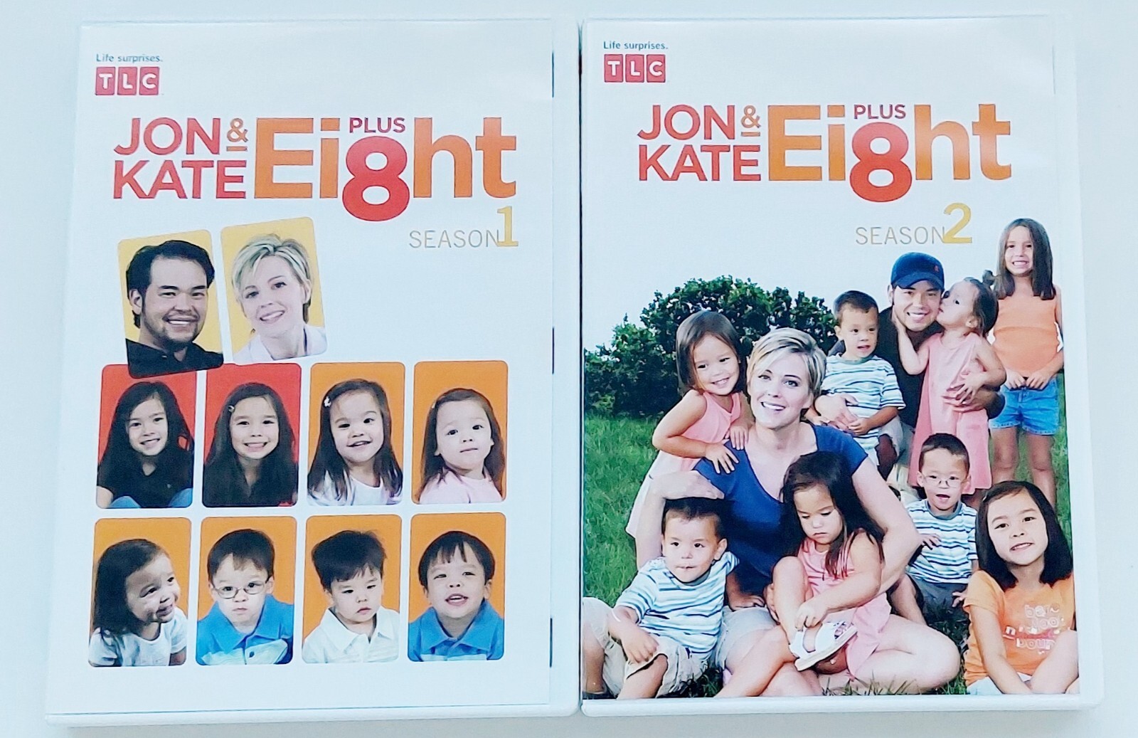 Jon & Kate Plus Eight Season 1 & 2 DVD TLC Region 1 Great