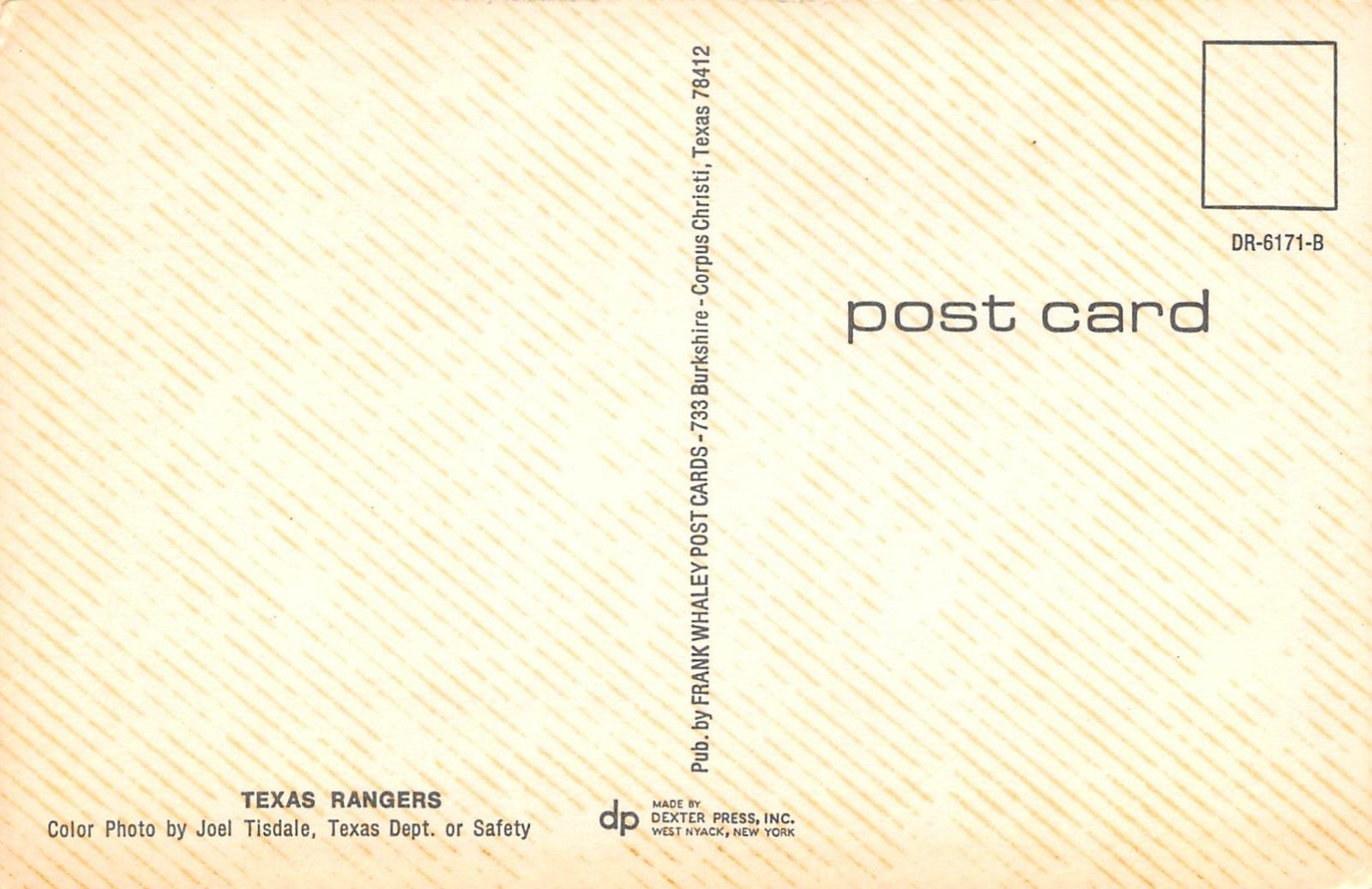 Texas Ranger Division Rangers On Horseback Scene Austin,TX Vtg Chrome  Postcard