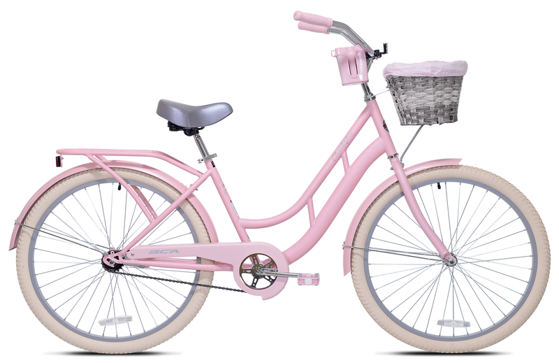 Womens Cruiser Bike Bicycle 26 In. Wheels Single Speed Pink 