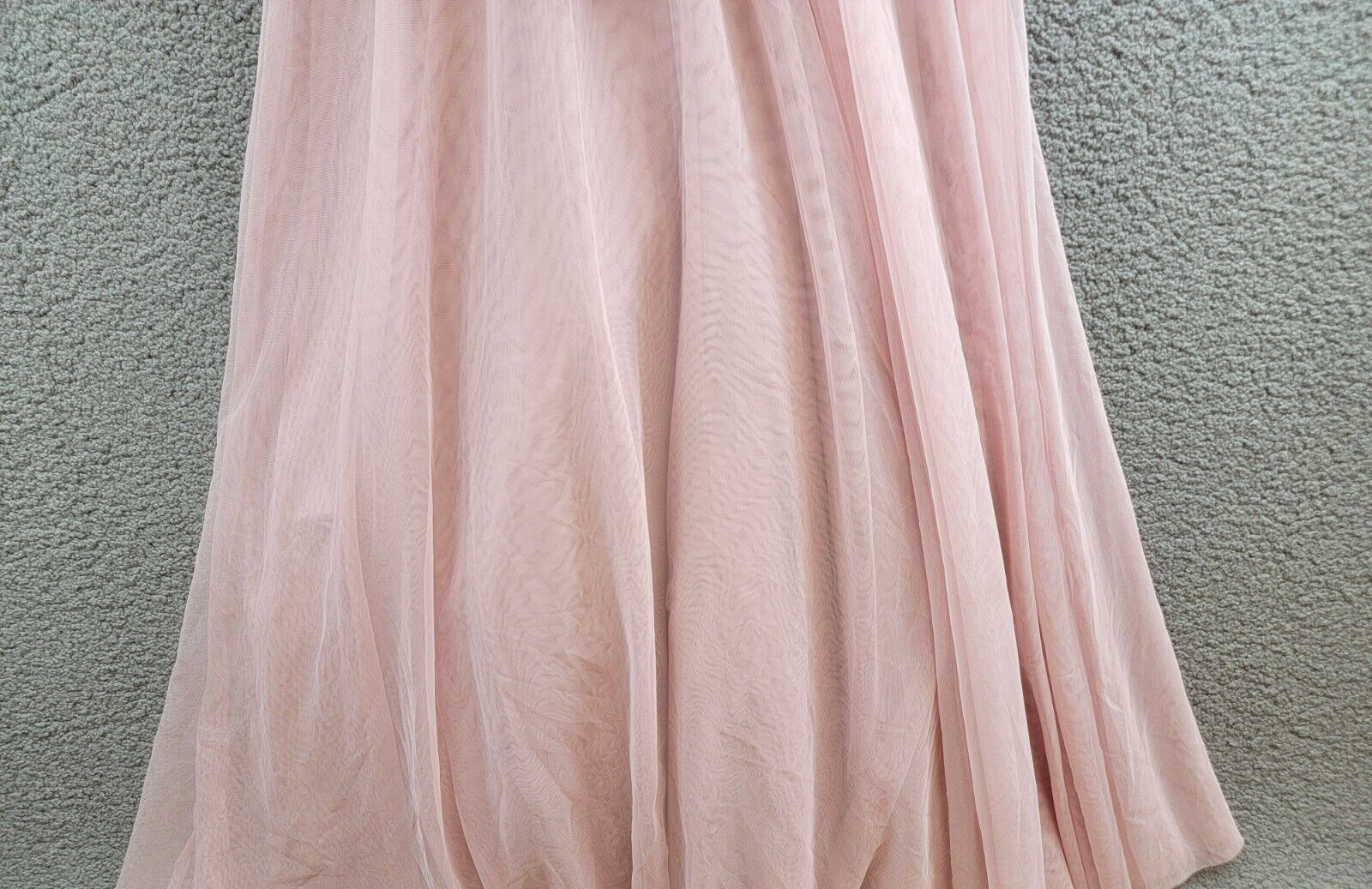 City Studio Metallic Corset-Bodice Lace-Back Gown Juniors 7/8 French Rose Zip Up - Picture 12 of 16