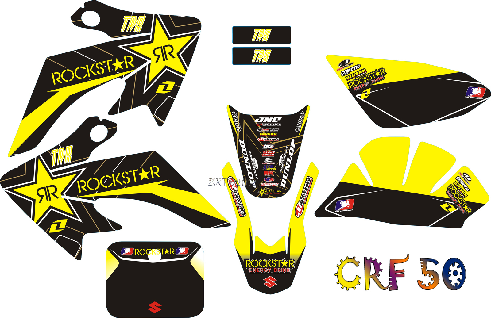 Наклейки на питбайк CRF 70