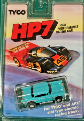Tyco 6966 HP7 Chevy Bel Air Turquoise HO Slot Car NEW