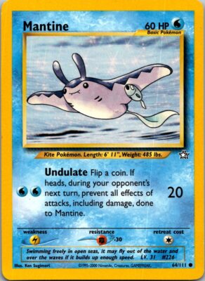 Pokémon Neo Genesis Set Unlimited - Choose Your Card! 2000 Vintage WoTC - NM/LP
