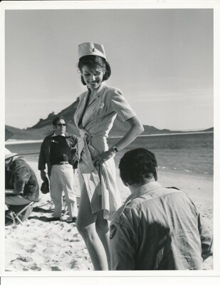 PAULA PRENTISS Leggy Original CANDID Mexico Beach Vintage 1970 CATCH 22 Photo