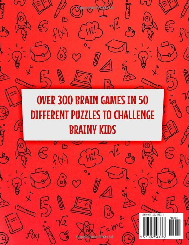 Difficult Puzzle Book for Smart Kids: over 300 Brain Games for Kids Aged 1 - NEW