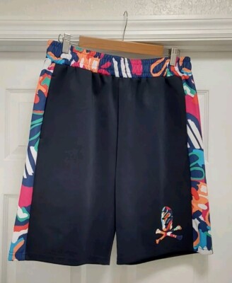 Point-Blank Shorts Men's Size Large Navy Jungle Fever Cut & Sewn Vengeance 78