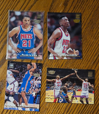 (4) Nets -1993 Stadium Club Members Only Super Team, Edwards, Mahorn, Newman